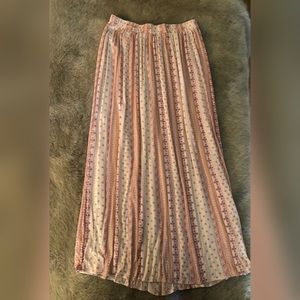 Boho maxi skirt